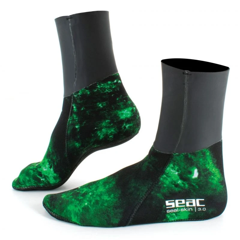 Chaussons De Chasse Seac Seal Skin Camo Vert 3mm 1 Chaussons De Chasse Seac Seal Skin Camo Vert 3mm