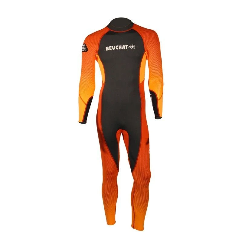 Combinaison Homme Beuchat By Watts Orange 3mm 1 Combinaison Homme Beuchat By Watts Orange 3mm