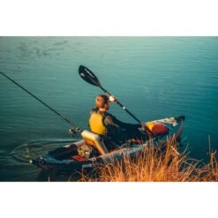 Kayak Gonflable Aquadesign KOLOA X'PERIENCE 360 Noir/Gris/Orange 2 Places -BEUCHAT Soldes Boutique kayak gonflable aquadesign koloa x perience 360 noir gris orange 2 places 4