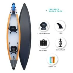 Kayak Gonflable Aquadesign SEDNA 415 2 Places -BEUCHAT Soldes Boutique kayak gonflable aquadesign sedna 415 2 places 10