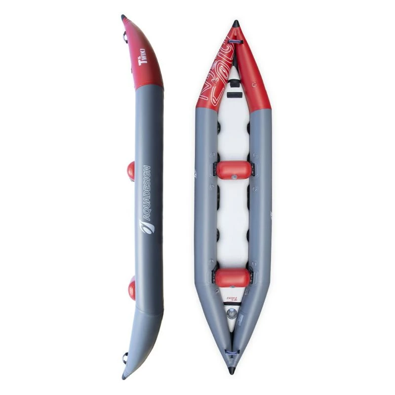 Kayak Gonflable Aquadesign TWIKI Rouge 2 Places 1 Kayak Gonflable Aquadesign TWIKI Rouge 2 Places