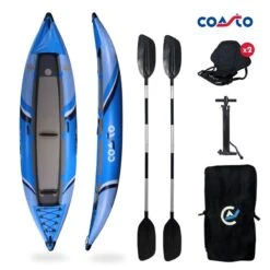 Kayak Gonflable COASTO Lotus 2 Personnes -BEUCHAT Soldes Boutique kayak gonflable coasto lotus 2 personnes 4