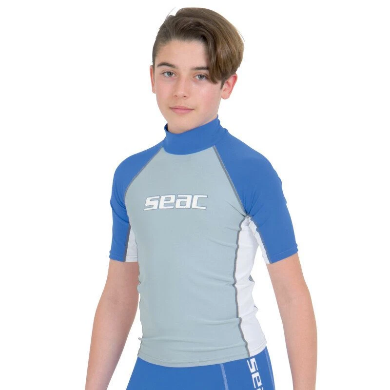 Lycra MC Seac Evo Enfant Bleu 1 Lycra MC Seac Evo Enfant Bleu