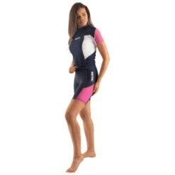 Lycra MC Seac Evo Femme Bleu -BEUCHAT Soldes Boutique lycra mc seac evo femme bleu 3