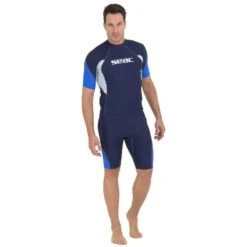 Lycra MC Seac Evo Homme Bleu -BEUCHAT Soldes Boutique lycra mc seac evo homme bleu 3