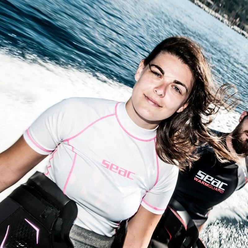 Lycra MC Seac T-Sun Femme Blanc 3 Lycra MC Seac T-Sun Femme Blanc – Image 3