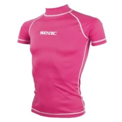 Lycra MC Seac T-Sun Fille Rose -BEUCHAT Soldes Boutique lycra mc seac t sun fille rose 2