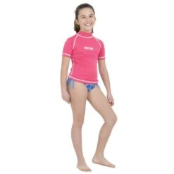 Lycra MC Seac T-Sun Fille Rose -BEUCHAT Soldes Boutique lycra mc seac t sun fille rose 3