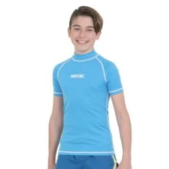 Lycra MC Seac T-Sun Garçon Bleu Clair -BEUCHAT Soldes Boutique lycra mc seac t sun garcon bleu clair 3