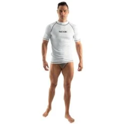 Lycra MC Seac T-Sun Homme Blanc -BEUCHAT Soldes Boutique lycra mc seac t sun homme blanc 2