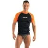 Lycra MC Seac T-sun Homme Noir/Orange