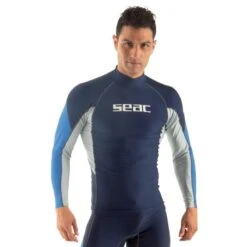 Lycra ML Seac Evo Homme Bleu -BEUCHAT Soldes Boutique lycra ml seac evo homme bleu 2