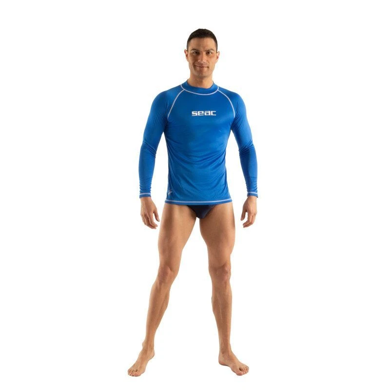 Lycra ML Seac T-Sun Homme Bleu 2 Lycra ML Seac T-Sun Homme Bleu – Image 2