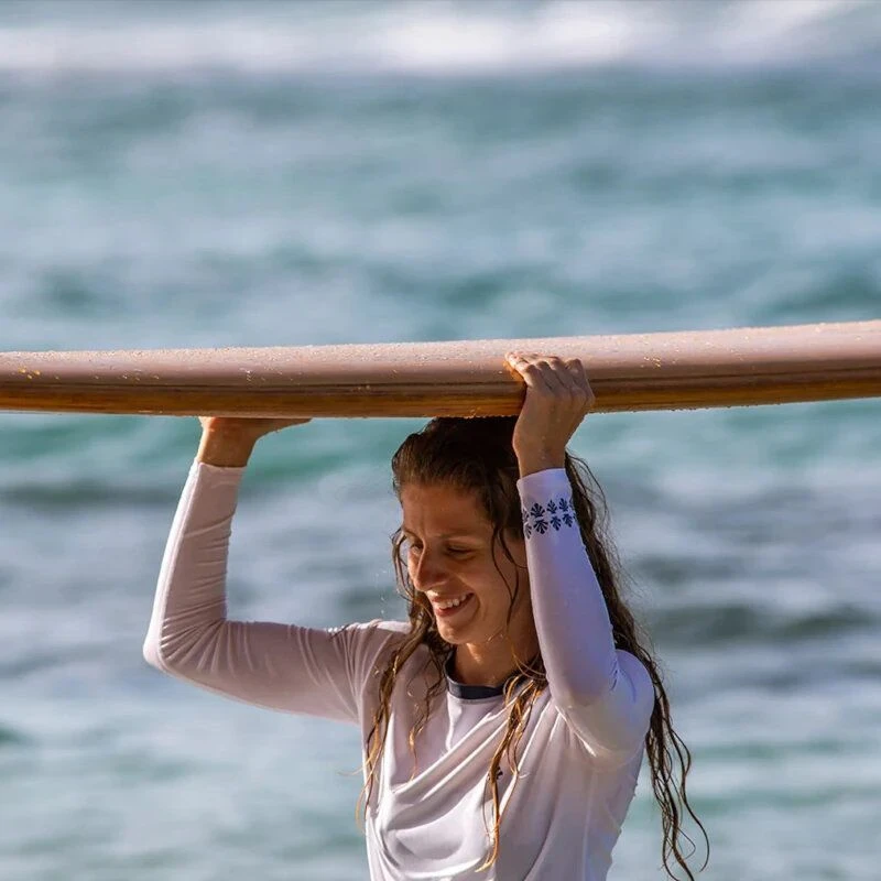 Lycra Surf Femme Saint Jacques Wetsuits Blanc 2 Lycra Surf Femme Saint Jacques Wetsuits Blanc – Image 2