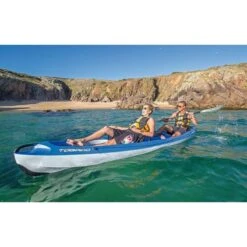 Pack Kayak Rigide Tahe Tobago Bleu 2 Personnes -BEUCHAT Soldes Boutique pack kayak rigide tahe tobago bleu 2 personnes 2