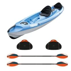 Pack Kayak Rigide Tahe Tobago Bleu 2 Personnes
