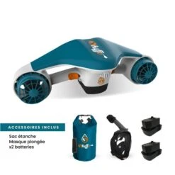 Pack Sea Scooter 2 Batteries+ Masque + Sac Etanche -BEUCHAT Soldes Boutique pack sea scooter2 batteries masque sac etanche 3