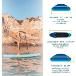 Paddle Gonflable WATTSUP BREAM 10'6" Avec Siege Et Pagaie Convertible Kayak -BEUCHAT Soldes Boutique paddle gonflable wattsup bream 10 6 avec siege et pagaie convertible kayak 5