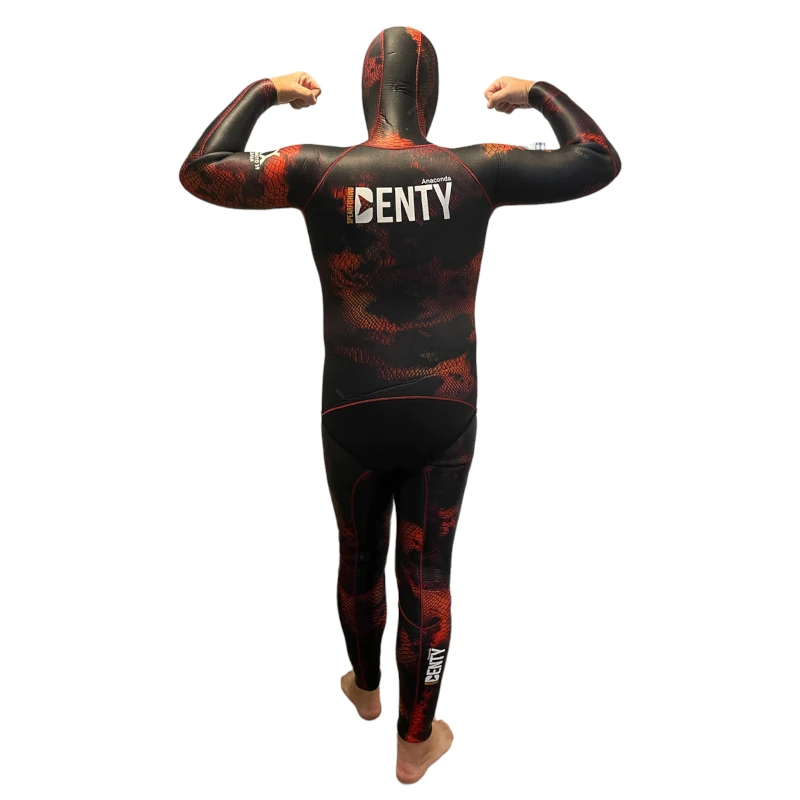 Pantalon Chasse Denty Spearfishing Anaconda Rouge 7mm 2 Pantalon Chasse Denty Spearfishing Anaconda Rouge 7mm – Image 2