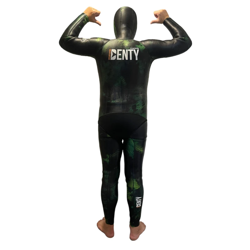 Pantalon Chasse Denty Spearfishing Anaconda Vert 5mm 2 Pantalon Chasse Denty Spearfishing Anaconda Vert 5mm â Image 2