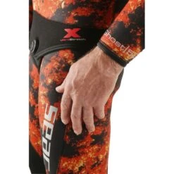 Pantalon De Chasse Seac Ghost Rouge 5mm -BEUCHAT Soldes Boutique pantalon de chasse sous marine seac ghost orange rouge 5mm 2