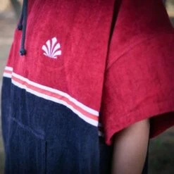 Poncho Surf Adulte Saint Jacques Wetsuits Duo Bleu/Bordeaux -BEUCHAT Soldes Boutique poncho surf adulte saint jacques wetsuits duo bleu bordeaux 2