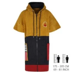 Poncho Surf Wave Hawaii Avec Zip Dusty -BEUCHAT Soldes Boutique poncho surf wave hawaii avec zip dusty 4