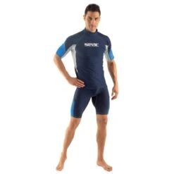 Short Lycra Seac Evo Homme Bleu -BEUCHAT Soldes Boutique short lycra seac evo homme bleu 3