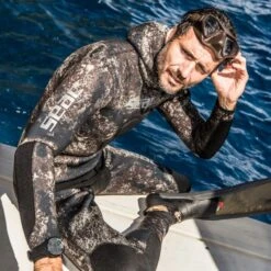 Veste De Chasse Seac Ghost Marron 7mm -BEUCHAT Soldes Boutique veste de chasse sous marine seac ghost marron 7mm 7